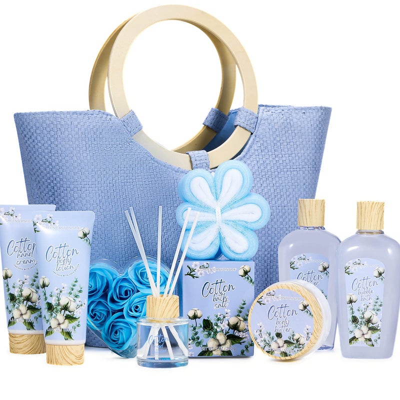 Green Canyon Spa Gift Baskets for Women, Spa Sets for Her, Bath Sets for Women Gift, Spa Gift Basket Sets with Shower Gel, Body Lotion,Mothers Day Gifts for Her - Image 1